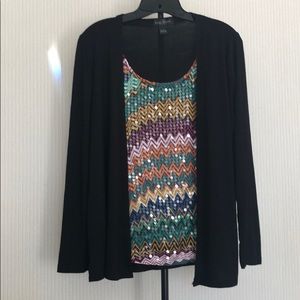 August Silk Woman’s Sequin Top